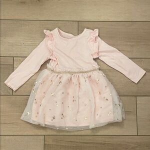 Cat & Jack Light Pink star Dress 2T